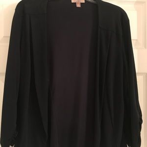 Navy cover up jacket